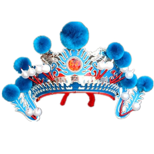 京剧小列子打鼓戏剧小列子戏曲花木兰头饰穆桂英头饰英歌小额子