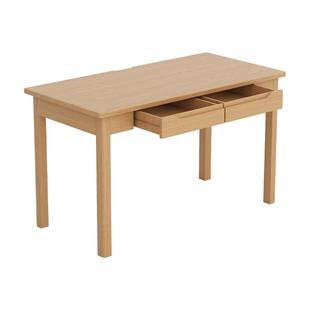 三梦实木书桌卧室书房台式电脑桌家用写字学习桌简约工作台办公桌