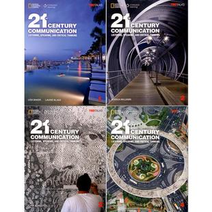 美国国家地理21st Century Communication 21世纪交流听说专项练习 TED talks培养批判性思维 听说读写技能提升中学生英语教材