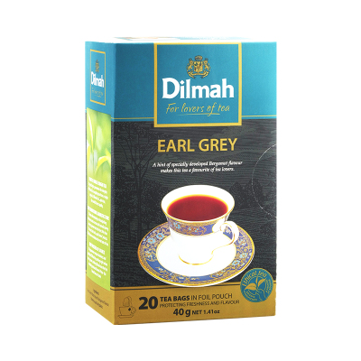 Dilmah迪尔玛SR伯爵红茶包20袋泡茶  红茶茶包 earl grey伯爵茶包