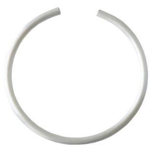 素面朝天 手工哑光99纯银开口光面手镯银饰订做实心简约礼物女式