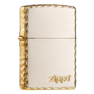 ZIPPO打火机官方正品 煤油防风芝宝三面凿边陨石坑送男士生日礼物