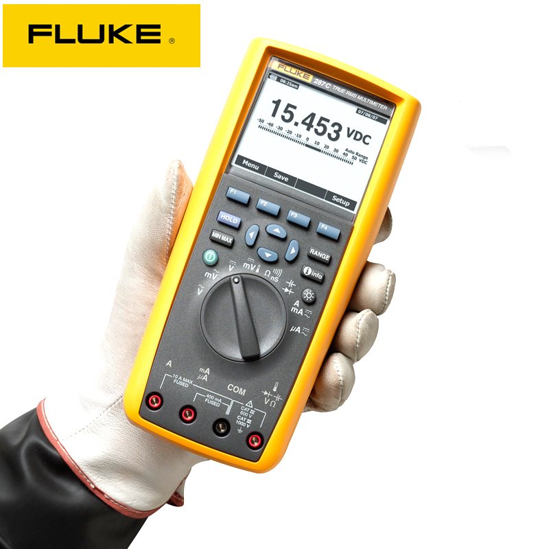Fluke福禄克87V万用表MAX/VC工业真有效值全自动多功能型万用表