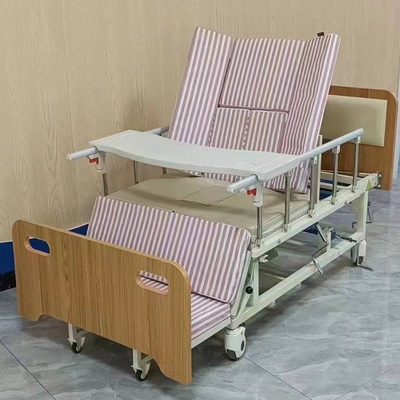手动多功能护理床中全曲木包围敬老院适老化老人病床厂家直供批发