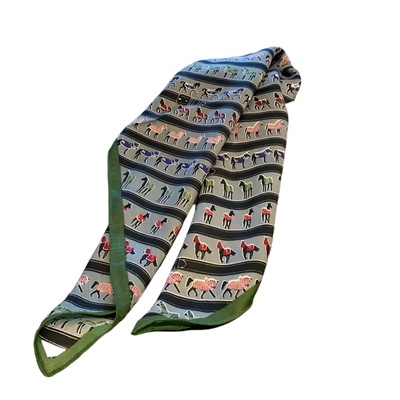 丝巾系脖高级感2025新款小方巾