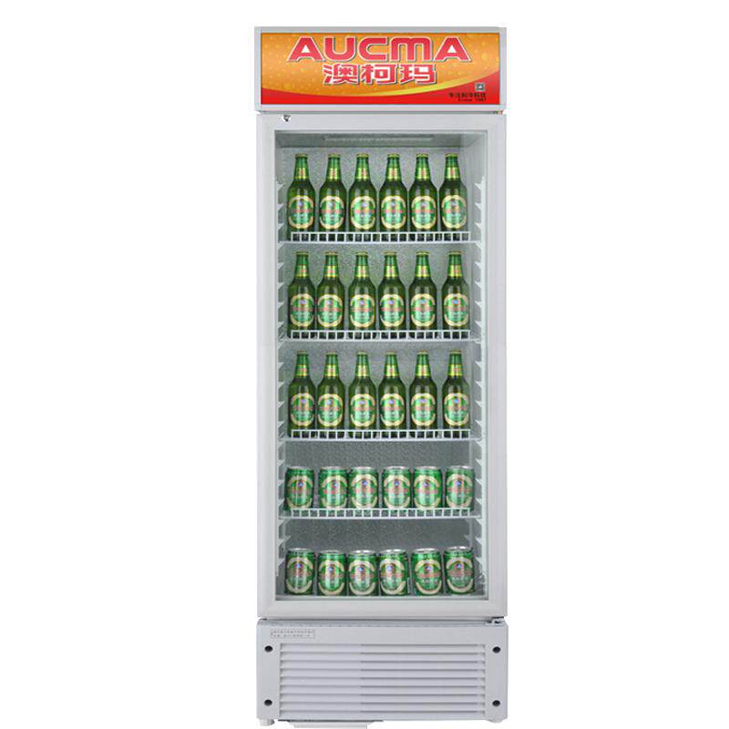澳柯玛立式展示柜大冰柜商用冷藏饮料保鲜柜啤酒陈列便利店超市柜