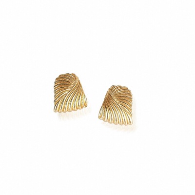 新款爆款耳饰CHRISTINE波纹耳钉