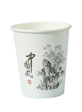 100只一次性纸杯加厚龙年特厚