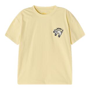 笛莎官方童装女童T恤夏季新款大童女孩儿童洋气绣花短袖t恤上衣