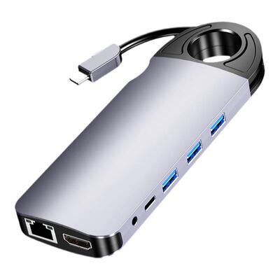 多功能拓展坞HDMI千兆USB网卡vga