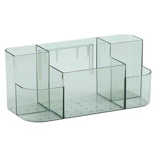 化妆品收纳盒桌面高级感壁挂式浴室免打孔护肤品刷整理盒分格口红