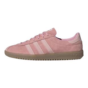 ADIDAS BERMUDA 三叶草 马卡龙粉色男女低帮复古德训鞋板鞋GY7386