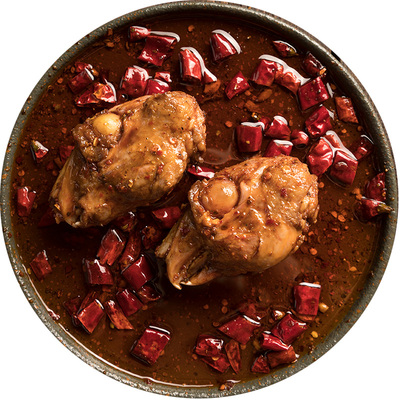 卤馆私房菜麻辣兔头冷吃即食2个