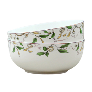 骨瓷泡面大碗螺蛳粉碗汤碗7英寸面碗日式创意家用带盖陶瓷可微波