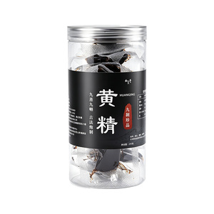 九华山黄精九蒸九晒开袋即食九制黄精野生正品中药材250g养生泡茶