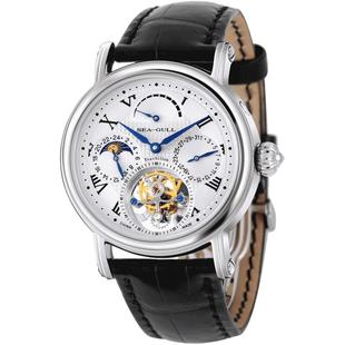 海鸥表手表多功能陀飞轮手动机械表男士商务男表907