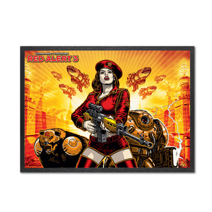 命令与征服红色警戒海报Red Alert3游戏装饰画工业风复古卧室墙贴