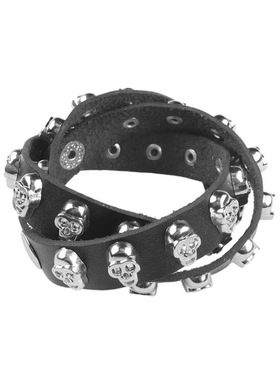 五角星个性潮酷摇滚三圈朋克手链