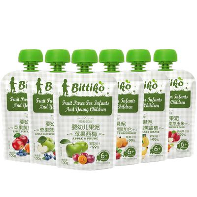 贝爱其味果泥6月婴幼儿宝宝