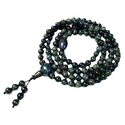 苏工手工西藏药王石108颗佛珠