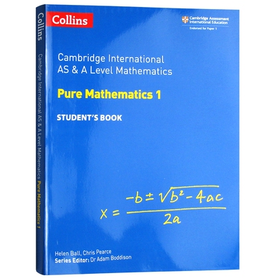 柯林斯剑桥国际纯数学1 Level教材学生用书 英文原版 Collins AS and A Level Pure Mathematics 1 英文版进口英语考试书籍