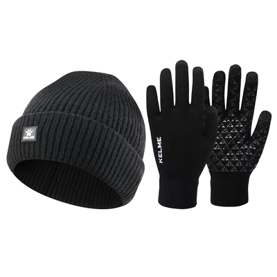 卡尔美帽子冬季男款抓绒加厚保暖