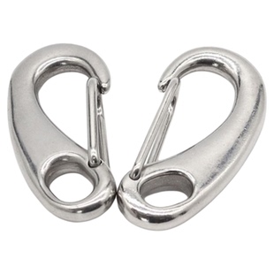 304不锈钢蛋形弹簧扣 龙虾钩 蛋型卸扣 钢丝绳快挂卸扣M50-M100