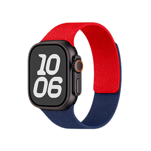 清歌适用ApplewatchUltra3表带iWatch11苹果S11手表带S10荔枝纹S9硅胶AppleWatch Ultra2代男iWatchS磁吸运动