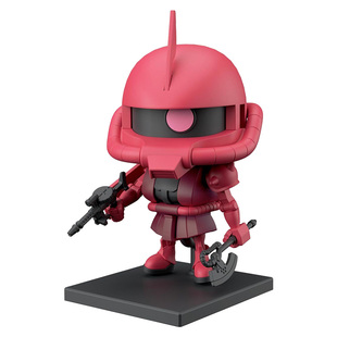 万代拼装模型 Q版 1/1 钢普拉君 夏亚扎古君DX套装 红扎古