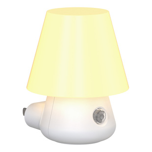 夜间自动感应灯人来即亮插电走廊照明灯老人起夜卫生间专用小夜灯