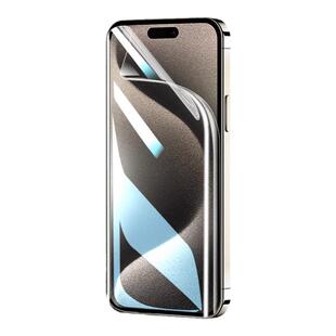 苹果16手机膜iPhone15promax钢化膜14pro水凝13max新款ip12mini全屏ipone11plus萍果pormax保护x/xr/xs适用pm