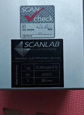 询价-德国SCANLAB振镜 SCANcube III 14光斑，
