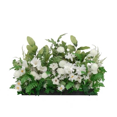 花艺婚礼排花路引花成品出租便宜