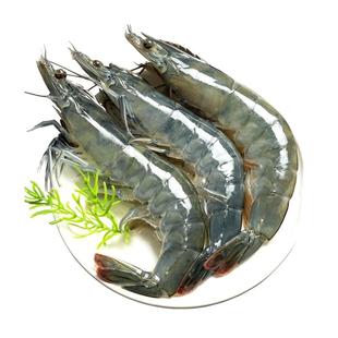 真有机无抗盐田大虾盐冻孕妇白虾活冻年货礼盒儿童宝宝辅食新鲜