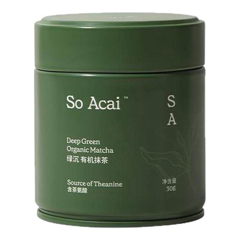 soacai绿沉抹茶粉拿铁咖啡专用纯茶粉绿茶粉五十铃高茶氨酸茶道