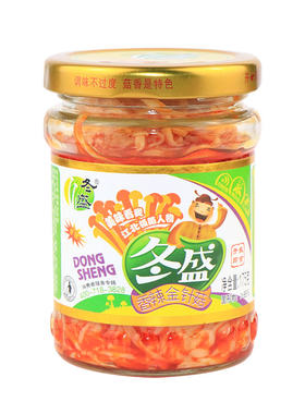 冬盛金针菇175g瓶装下饭菜香辣