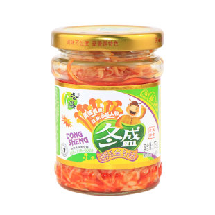 冬盛金针菇175g瓶装灌装下拉下饭菜金针菇咸菜解馋食品零食下酒菜
