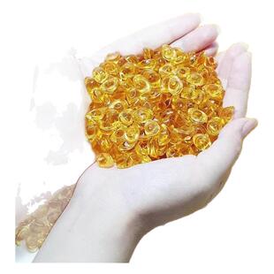 黄水晶元宝摆件小元宝琉璃金元宝招财聚宝盆米缸乔迁礼品客厅同事