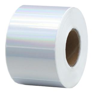 方形镭射银色热敏不干胶标签纸条码纸打印纸食品日化工业冰箱食品标识配电箱铭牌贴纸防刮蹭可定制自粘贴纸标