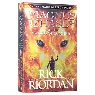 英文原版 Magnus Chase and the Sword of Summer Book 1马格纳斯与仙宫之神1：夏日之剑/马格纳斯与北欧神话 英文版 英语小说