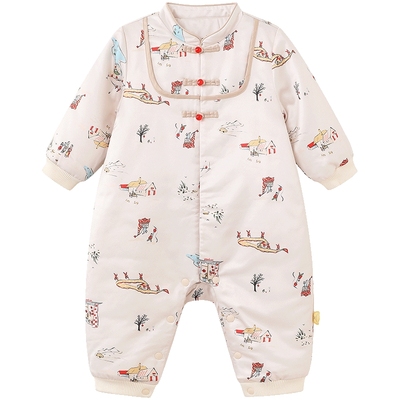 英氏连身衣男女宝冬季长袖哈衣