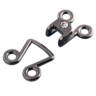 金属挂钩纽扣高档皮草大衣隐形暗扣衬衫外套防走光扣子裙子风纪扣