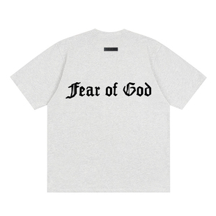 FEAR OF GOD短袖t恤男女夏美式潮牌痞帅哥特风嘻哈FOG洛杉矶半袖