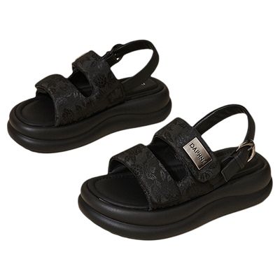 达芙妮2025新款时尚百搭厚底凉鞋