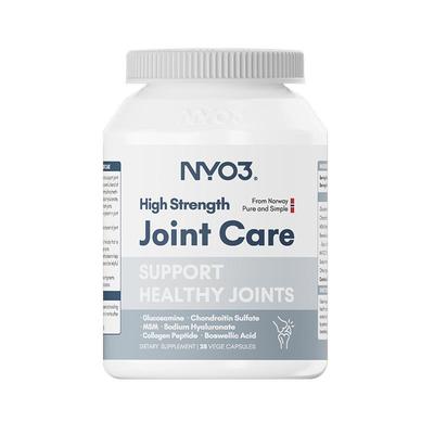 【百补专享】NYO3挪威品牌氨糖软骨素维骨力中老年骨骼关节钙28粒