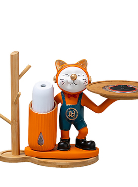 慕妃香薰摆件招财猫客厅