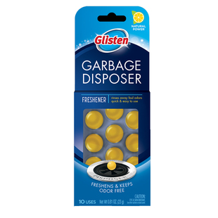 Glisten厨房垃圾厨余处理器除臭剂柠檬清香丸型 美国进口 现货