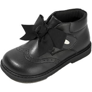 ARIACA女童皮鞋宝宝小短靴二棉秋冬儿童靴子加绒公主童鞋休闲冬鞋