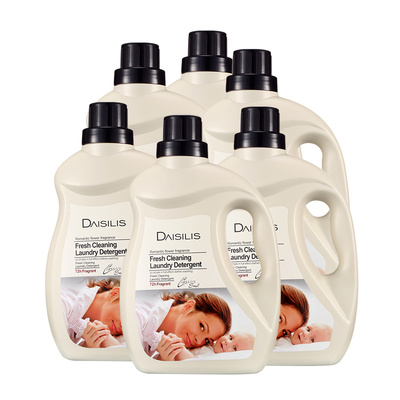 【6瓶】黛斯丽丝清新洁净洗衣液整箱24斤实惠去渍留香2L*6瓶
