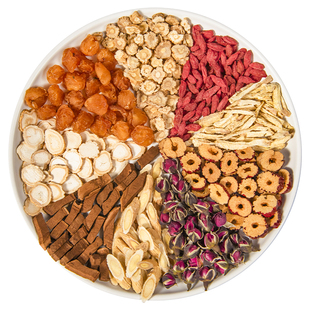 黄芪灵芝党参红枣桂圆泡枸杞花茶补养调理花茶养女人气血养生茶包